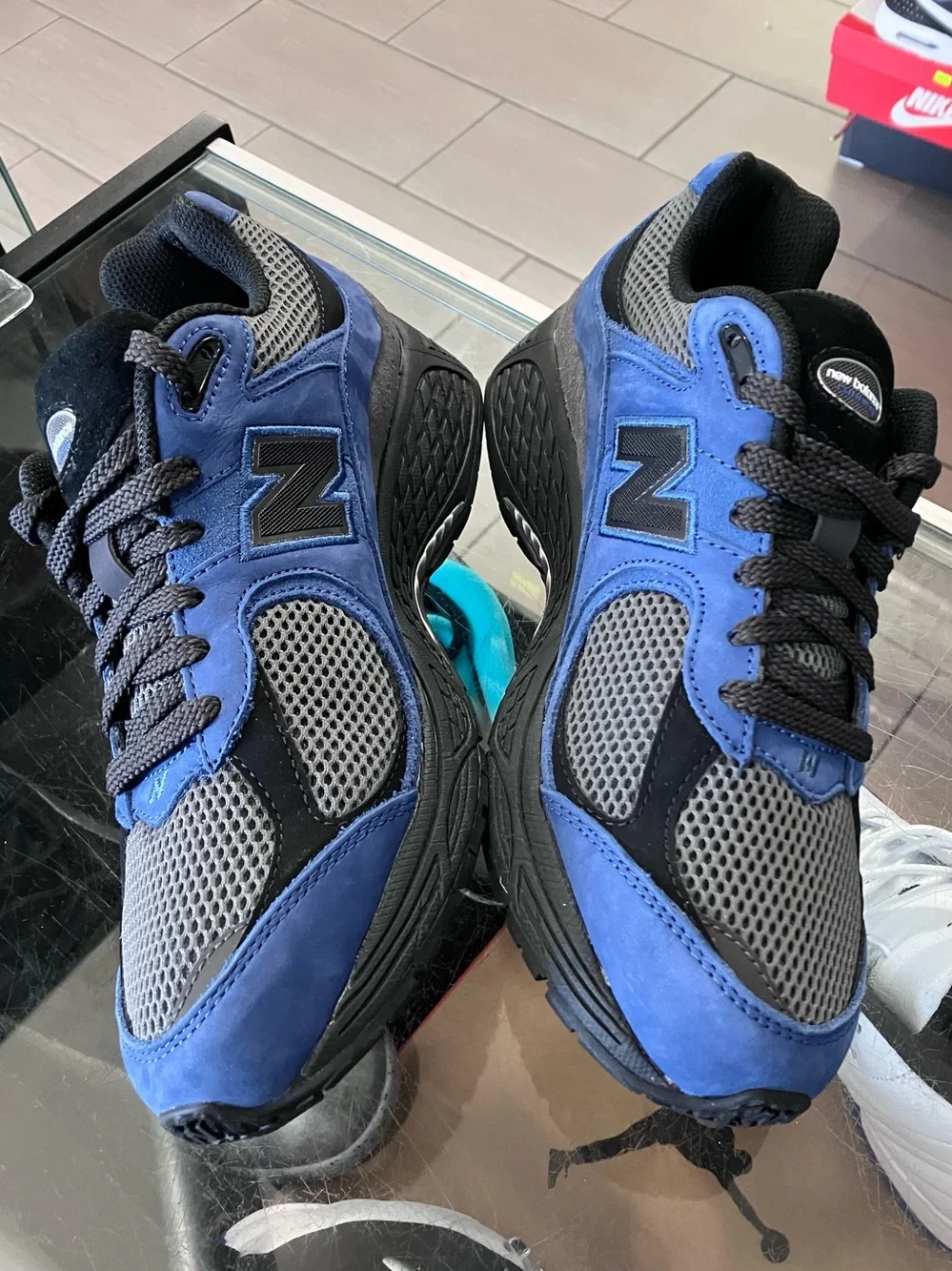 New Balance 2002R Magic Blue Castlerock Size 8.5